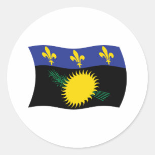Guadeloupe Flaggen Aufkleber