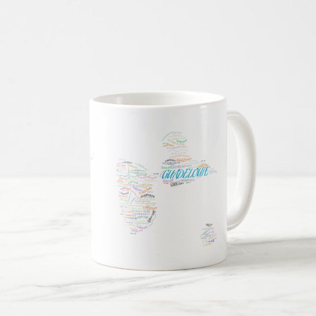 GUADELOUPE KAFFEETASSE (VorderseiteRechts)