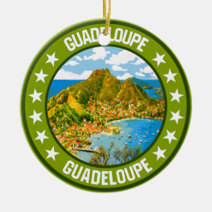 Guadeloupe Keramik Ornament