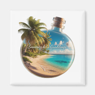 Guadeloupe Magnet – Tropische Flucht, paradiesisch