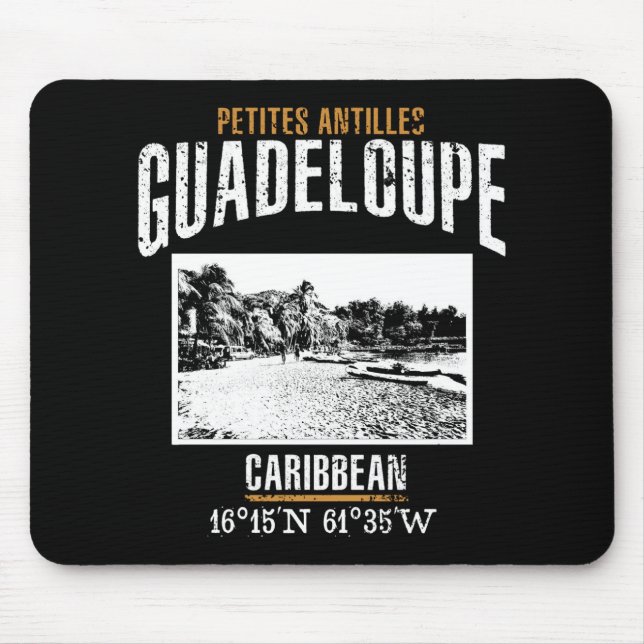 Guadeloupe Mousepad (Vorne)