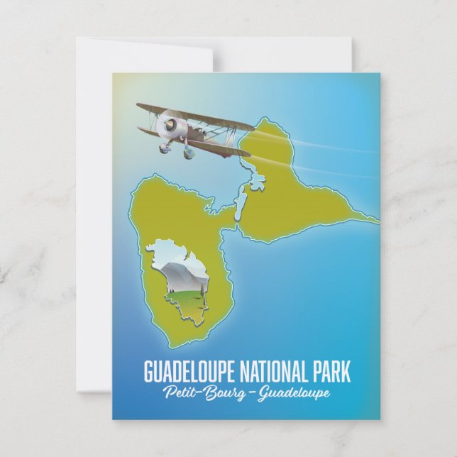 Guadeloupe National Park Map (Vorderseite)