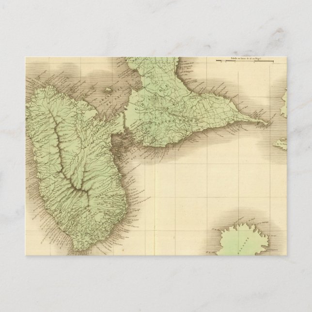 Guadeloupe Postkarte (Vorderseite)