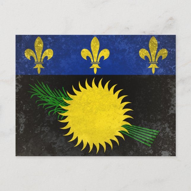 Guadeloupe Postkarte (Vorderseite)