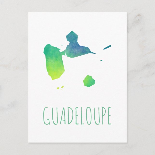 Guadeloupe Postkarte (Vorderseite)