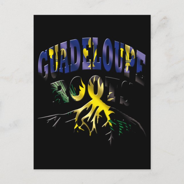 Guadeloupe Postkarte (Vorderseite)