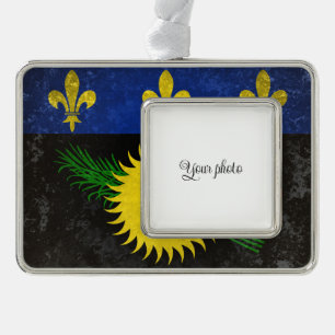 Guadeloupe Rahmen-Ornament Silber