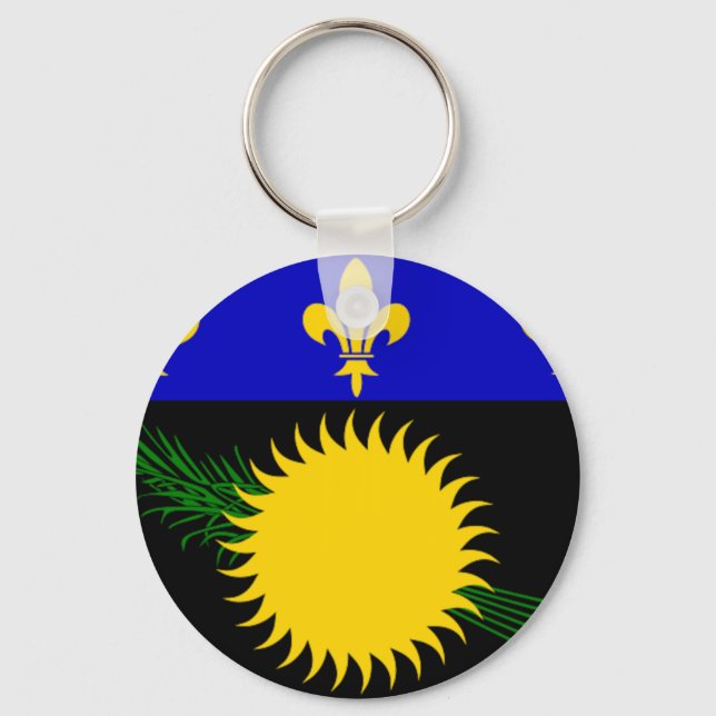Guadeloupe Schlüsselanhänger (Vorderseite)