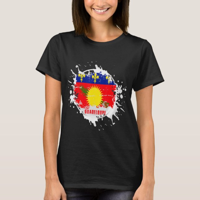 Guadeloupe Splash T-Shirt (Vorderseite)