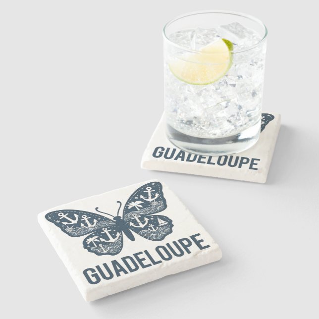 GUADELOUPE STEINUNTERSETZER (Seitenansicht)