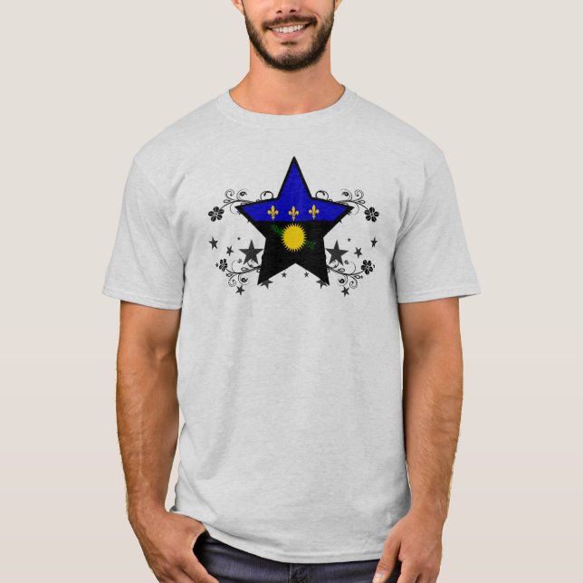 Guadeloupe-Stern T-Shirt (Vorderseite)