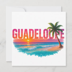 Guadeloupe Tropischer Sonnenuntergang 