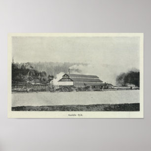 Gualala Mühle, Kalifornien Poster