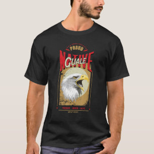 Guale Native American Eagle Spirit Vintage Ehre T-Shirt