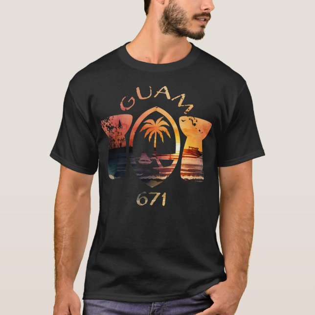 Guam 671 Latte Stones T-Shirt (Vorderseite)