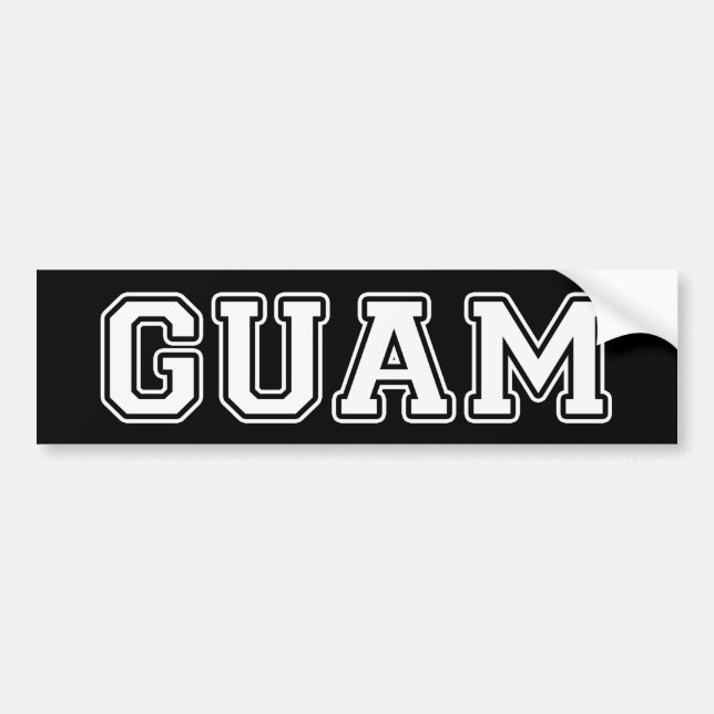 Guam Autoaufkleber (Vorne)