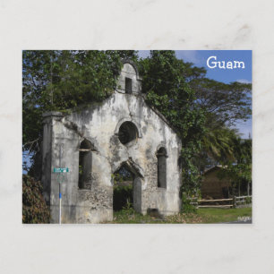 Guam Baptist Church Ruins Postkarte