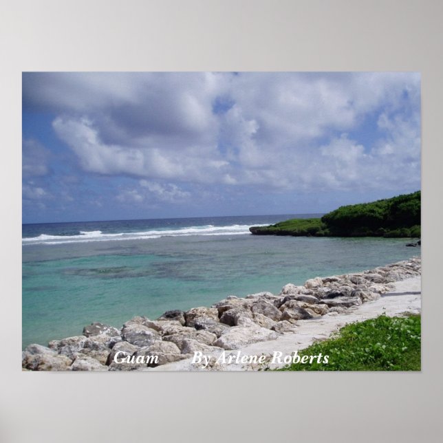 Guam Beach Poster (Vorne)