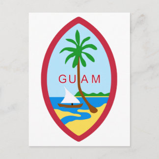 GUAM - Emblem/Fahne/Wappen/Symbol Postkarte