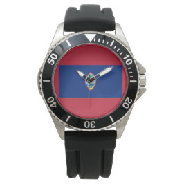 Guam Flag Armbanduhr