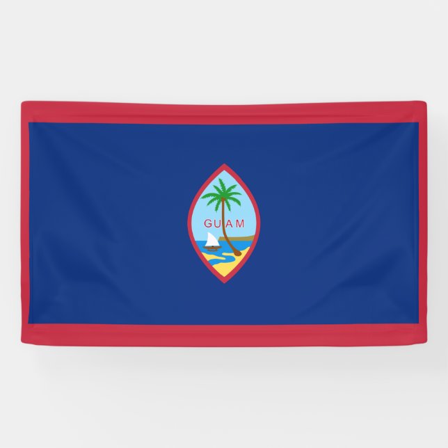 Guam Flag Banner (Horizontal)