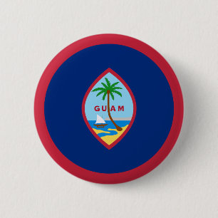 Guam Flag Button