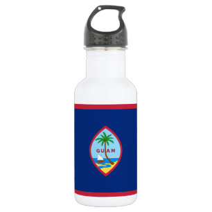 Guam Flag Edelstahlflasche