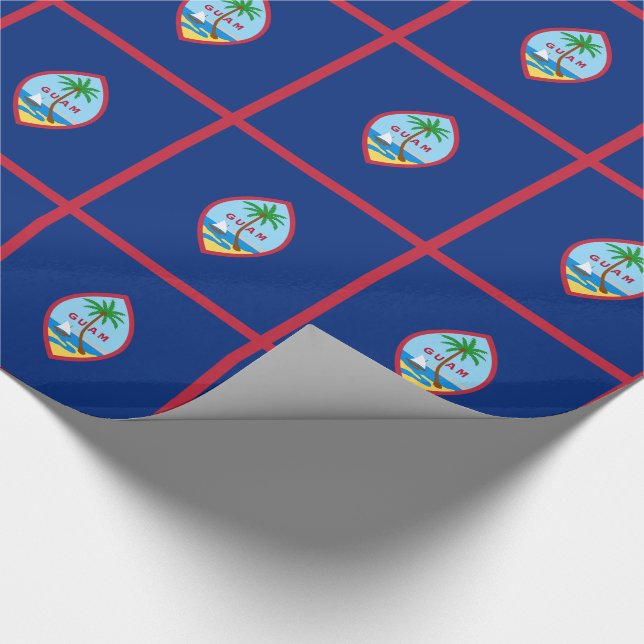 Guam Flag Geschenkpapier (Ecke)