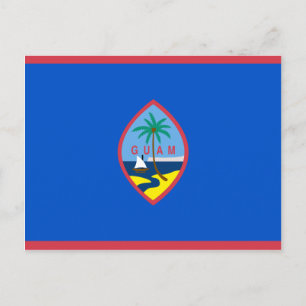 Guam Flag GU Postkarte