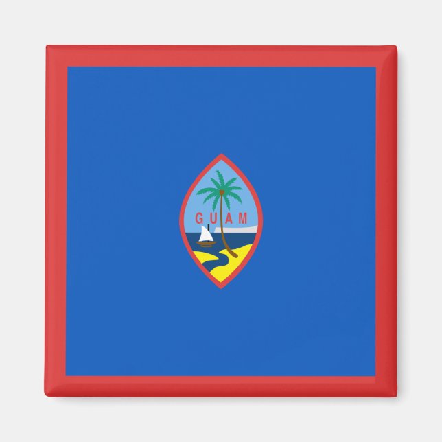 Guam Flag Magnet (Vorne)