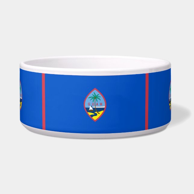 Guam Flag Pet Bowl Napf (Vorderseite)