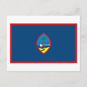 Guam Flag Postcard Postkarte