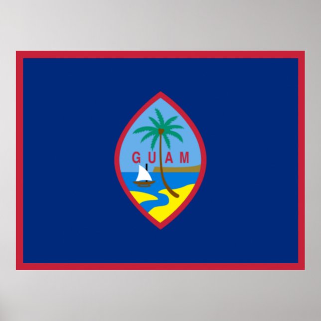 Guam Flag Poster (Vorne)