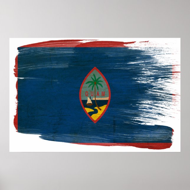 Guam Flag Posters Poster (Vorne)