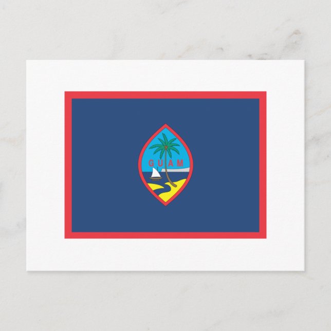 GUAM FLAG POSTKARTE (Vorderseite)
