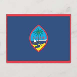 GUAM FLAG POSTKARTE