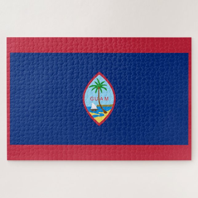 Guam Flag Puzzle (Horizontal)