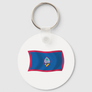 Guam Flag Schlüsselanhänger