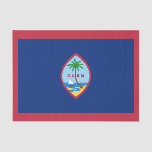 Guam Flag Seidenpapier (Vorderseite)