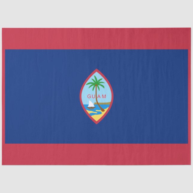 Guam Flag Seidenpapier (Vorderseite)