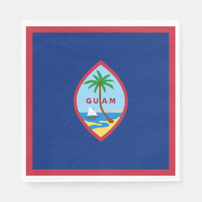 Guam Flag Serviette (Vorderseite)
