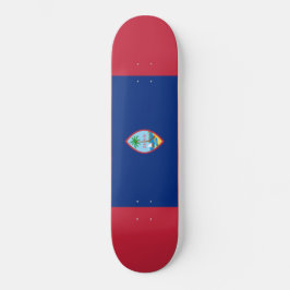 Guam Flag Skateboard