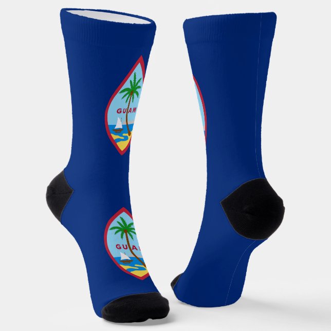 Guam Flag Socken (Gewinkelt)