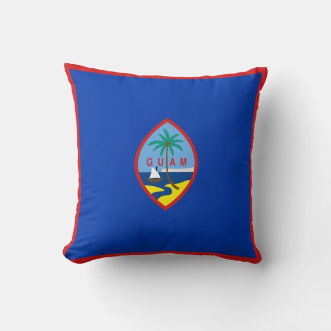 Guam Flag x Flag Kissen (Vorderseite)