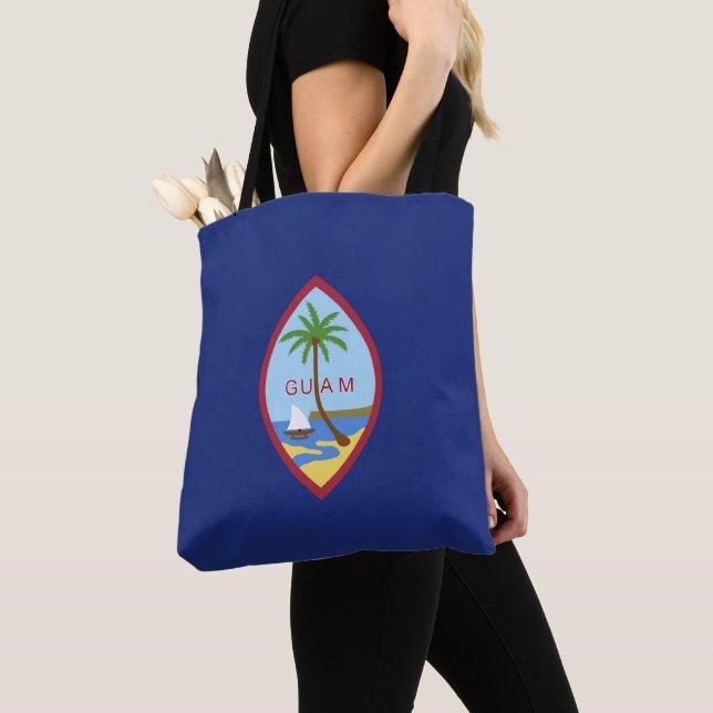 Guam-Flagge (Von Nahem)