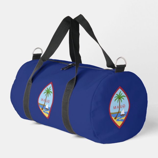 Guam-Flagge Duffle Bag (Linke Seite)