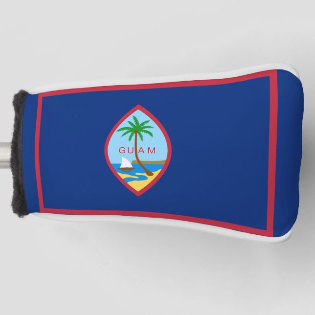 Guam-Flagge Golf Headcover (Vorderseite)