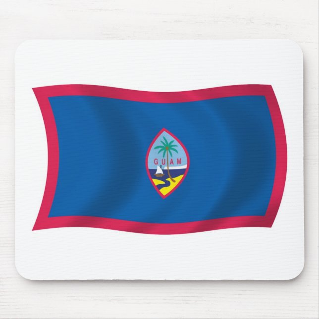 Guam-Flagge-Mauspad Mousepad (Vorne)