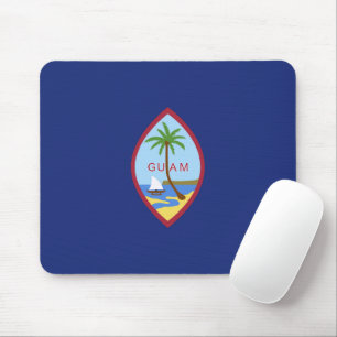 Guam-Flagge Mousepad