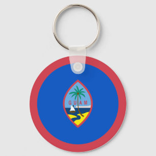 Guam-Flagge Schlüsselanhänger